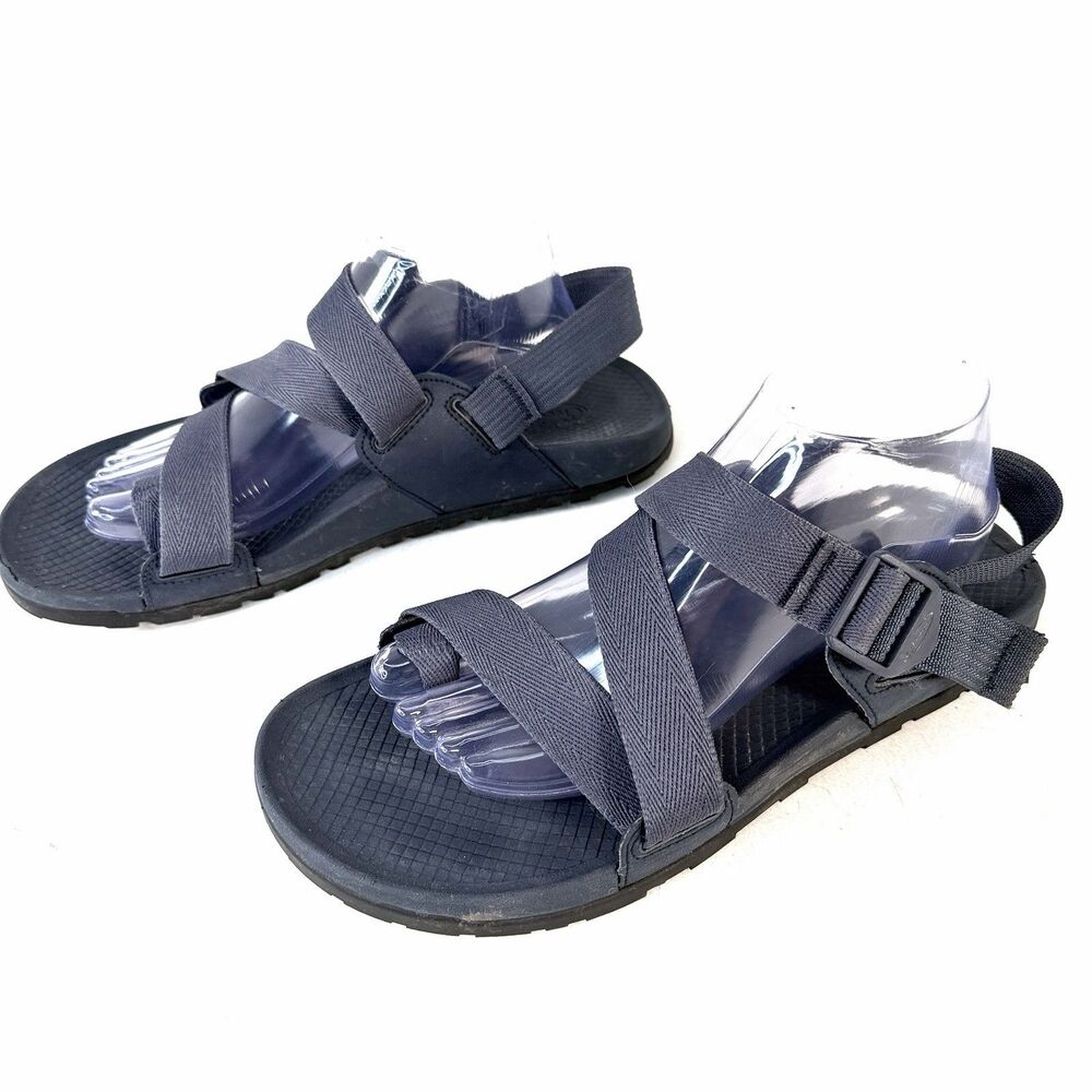 New Chaco Lowdown 2 Sandals Mens Blue Hiking Shoes Z Strap Walking Water Sz 10